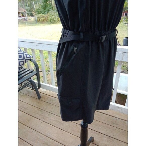 Patagonia Fleet with Belted Tank Dress Black Small - Picture 5 of 11